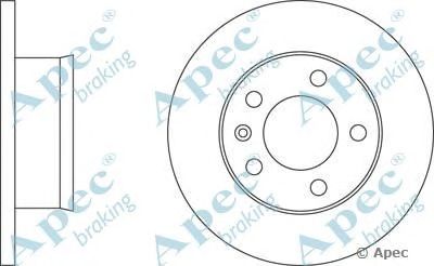 APEC BRAKING dsk968 -  Тормозной диск